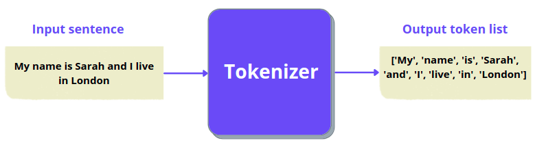 Named entity recignition tokenizer